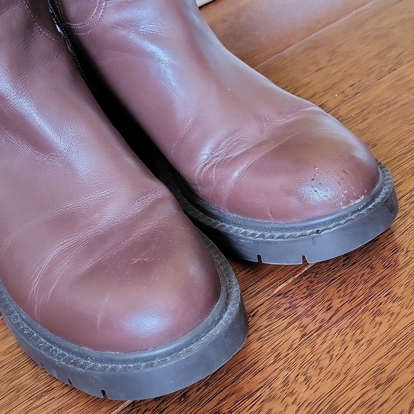 Coach Leigh Tall Riding Leather Boots - Picture 9 of 16